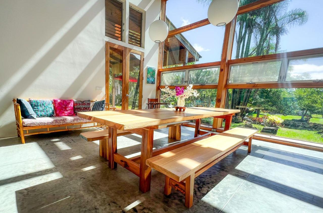 Jungle Haven Ocean Front Eco Villa On Fruit Farm Pahoa ภายนอก รูปภาพ