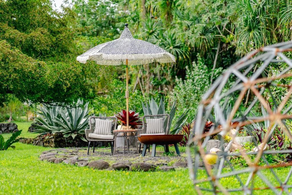 Jungle Haven Ocean Front Eco Villa On Fruit Farm Pahoa ภายนอก รูปภาพ