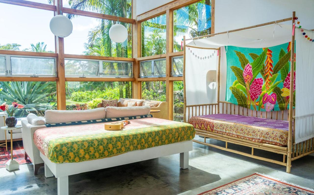 Jungle Haven Ocean Front Eco Villa On Fruit Farm Pahoa ภายนอก รูปภาพ